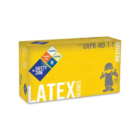 LATEX GLOVES MEDIUM 100EA