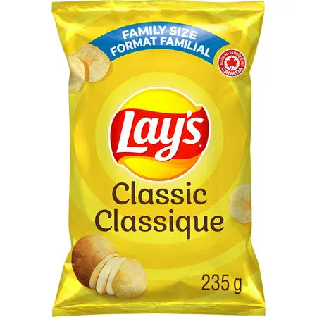 MIA Food Service LAYS CLASSIC CHIPS 235GR LAYS CLASSIC CHIPS 235GR