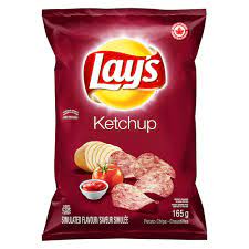 MIA Food Service LAYS KETCHUP CHIPS 165GR LAYS KETCHUP CHIPS 165GR