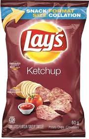 MIA Food Service LAYS KETCHUP CHIPS 32X60GR LAYS KETCHUP CHIPS 32X60GR