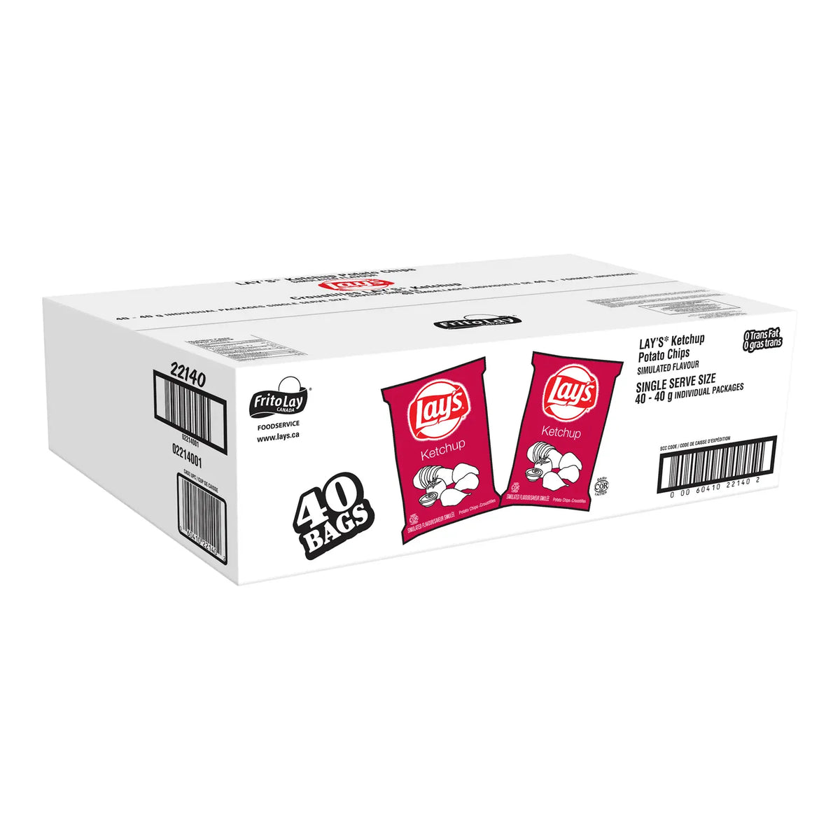 MIA Food Service LAYS KETCHUP CHIPS 40X40GR LAYS KETCHUP CHIPS 40X40GR