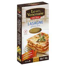 MIA Food Service LE VENEZIANE GLUTEN FREE OVEN READY LASAGNA SHEETS 250GR LE VENEZIANE GLUTEN FREE OVEN READY LASAGNA SHEETS 250GR