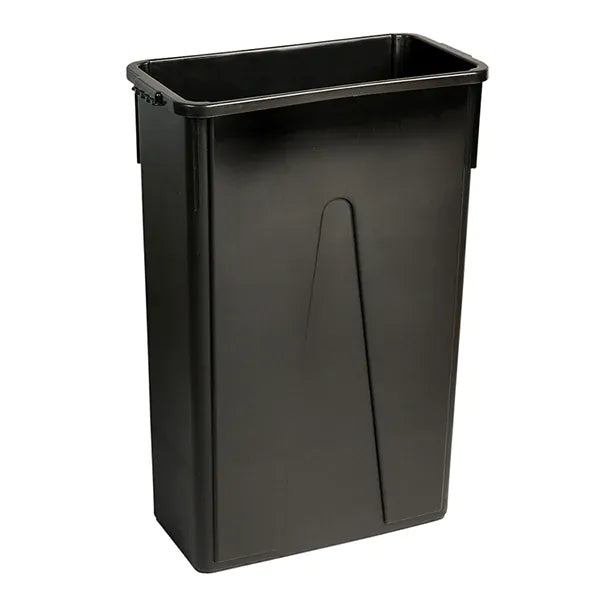 Mia Food M2 RECTANGULAR SLIM BLACK GARBAGE BIN 23GAL M2 RECTANGULAR SLIM BLACK GARBAGE BIN 23GAL