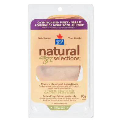 MIA Food Service MAPLE LEAF SLICED OVEN ROASTED TURKEY 175GR MAPLE LEAF SLICED OVEN ROASTED TURKEY 175GR