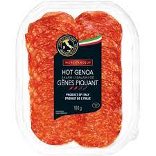 MIA Food Service MARC ANGELO SLICED GENOA SALAMI HOT 100GR MARC ANGELO SLICED GENOA SALAMI HOT 100GR