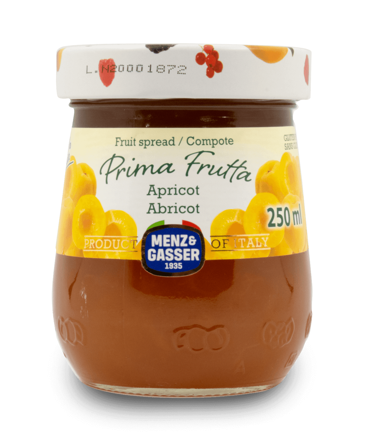 MENZ & GASSER APRICOT SPREAD 250GR