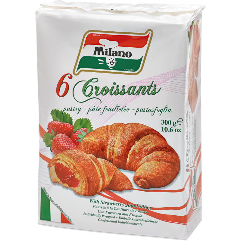 MILANO STRAWBERRY CROISSANTS 6X50GR
