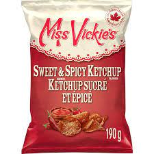MIA Food Service MISS VICKIES SWEET & SPICY KETCHUP CHIPS 190GR MISS VICKIES SWEET & SPICY KETCHUP CHIPS 190GR