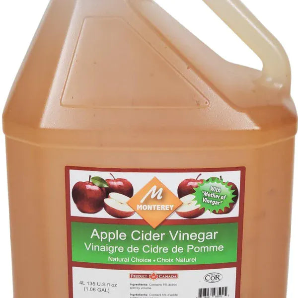 MIA Food Service MONTEREY APPLE CIDER VINEGAR 4X4L MONTEREY APPLE CIDER VINEGAR 4X4L