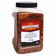 MIA Food Service MOULIN ROUGE CRUSHED CAYENNE PEPPER 1.4KG MOULIN ROUGE CRUSHED CAYENNE PEPPER 1.4KG