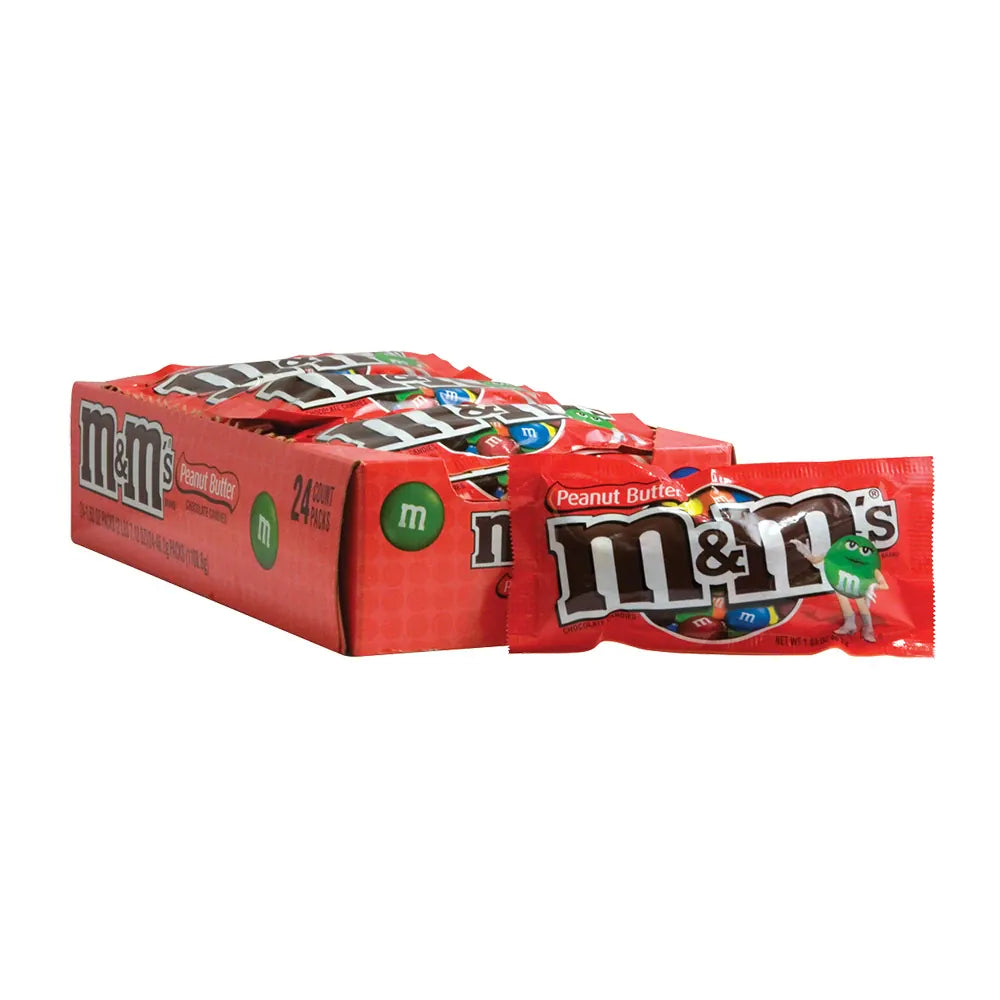MIA Food Service M&M PEANUT BUTTER & MILK CHOCOLATE 24X109GR M&M PEANUT BUTTER & MILK CHOCOLATE 24X109GR