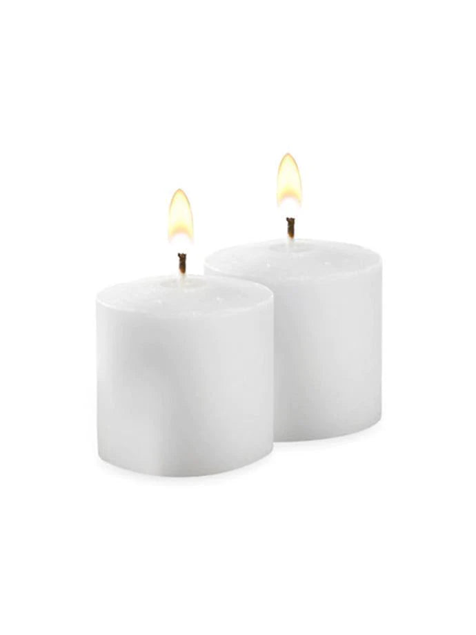 NEO IMAGE 10 HOUR WHITE VOTIVE CANDLES UNSCENTED 4X72EA