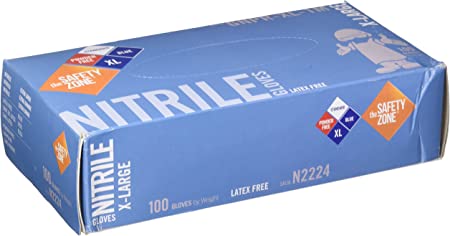 NITRILE GLOVES XL 100EA