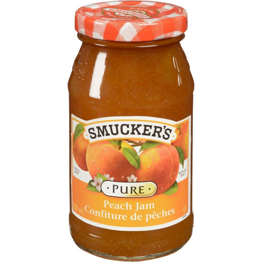 MIA Food Service SMUCKERS PURE PEACH JAM 250ML SMUCKERS PURE PEACH JAM 250ML