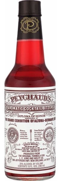 MIA Food Service PEYCHAUDS AROMATIC COCKTAIL BITTER 10OZ PEYCHAUDS AROMATIC COCKTAIL BITTER 10OZ