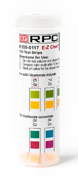 MIA Food Service CHLORINE TEST PH STRIPS 100EA CHLORINE TEST PH STRIPS 100EA