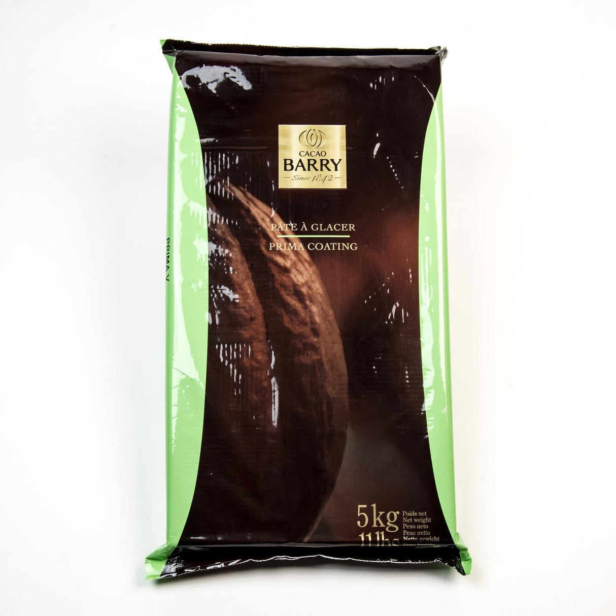 CACAO BARRY PRIMA COATING CHOCOLATE BLOCK 5KG