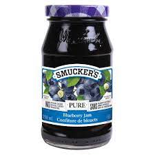 Mia Food SMUCKERS PURE BLUEBERRY JAM 250ML SMUCKERS PURE BLUEBERRY JAM 250ML