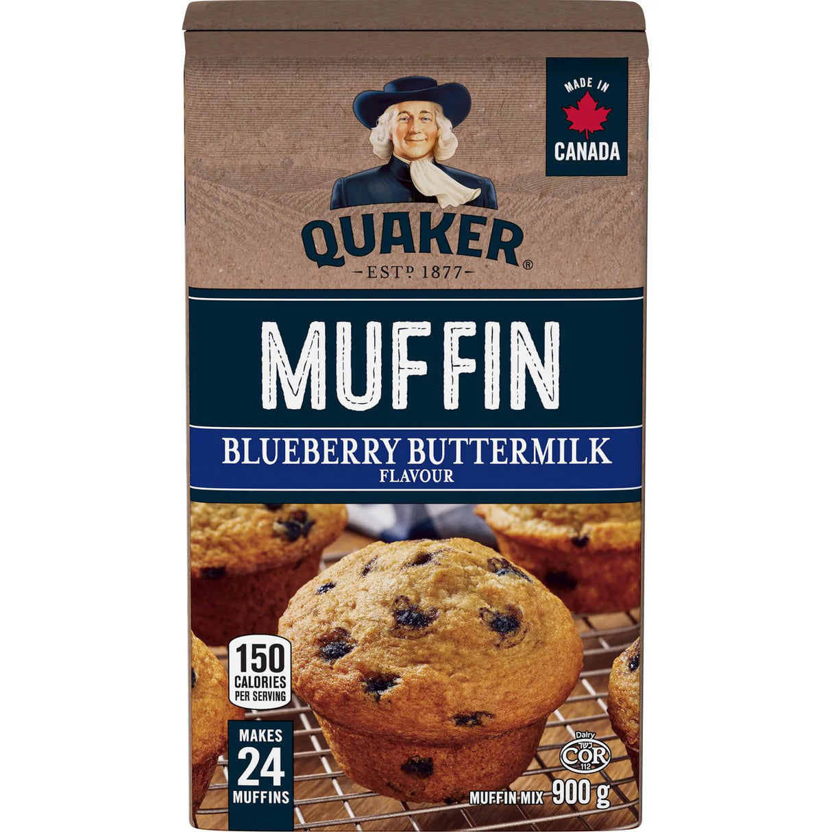 QUAKER BLUEBERRY MUFFIN MIX 12X900GR