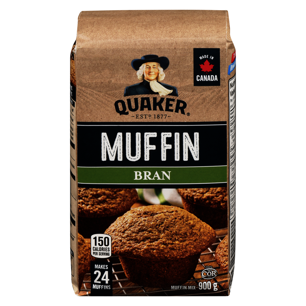 QUAKER BRAN MUFFIN MIX 12X900GR