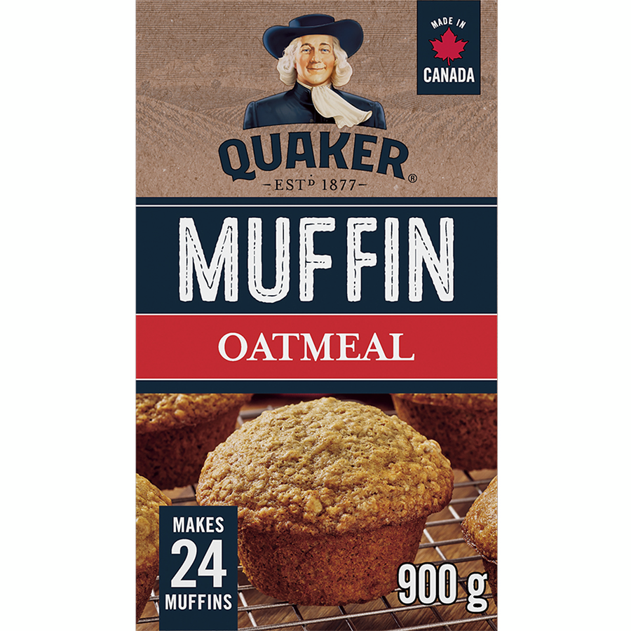 QUAKER OATMEAL MUFFIN MIX 12X900GR
