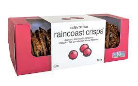 MIA Food Service RAINCOAST CRANBERRY HAZELNUT CRISPS 150GR RAINCOAST CRANBERRY HAZELNUT CRISPS 150GR
