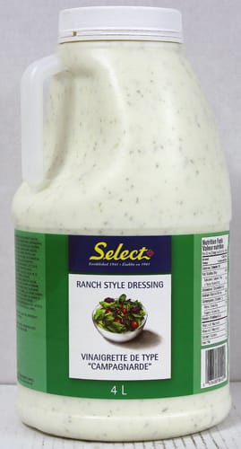 MIA Food Service SELECT RANCH DRESSING 4L SELECT RANCH DRESSING 4L