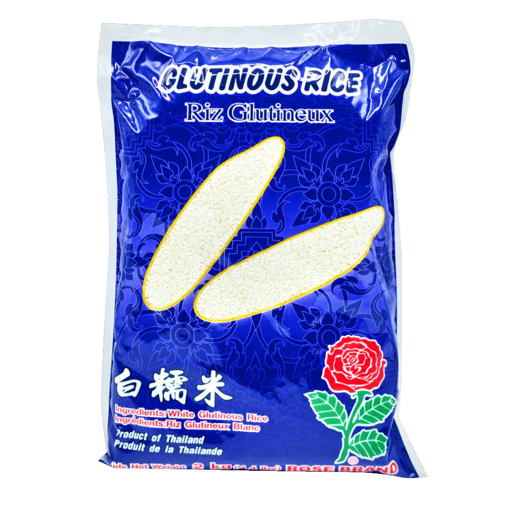 MIA Food Service ROSE WHITE GLUTINOUS RICE 2KG ROSE WHITE GLUTINOUS RICE 2KG