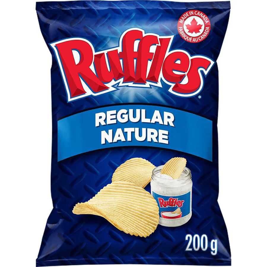RUFFLES REGULAR CHIPS 200GR