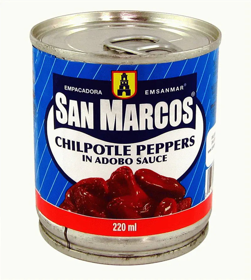 MIA Food Service SAN MARCOS CHIPOTLE PEPPERS 24X220ML SAN MARCOS CHIPOTLE PEPPERS 24X220ML