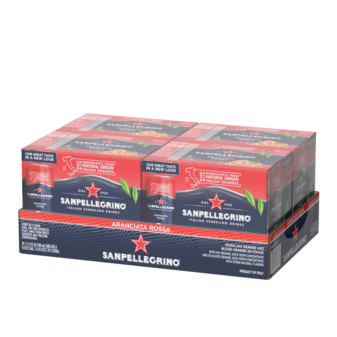 SAN PELLEGRINO ROSSA ARANCIATA CANS 24X330ML