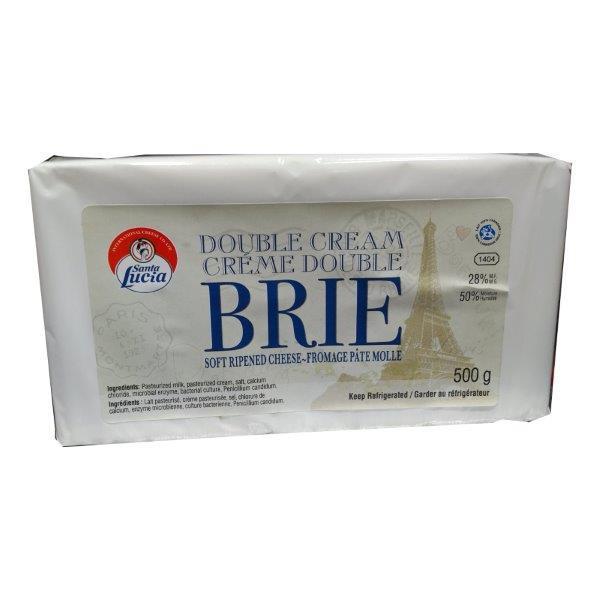 MIA Food Service SANTA LUCIA DOUBLE CREAM BRIE CHEESE 500GR SANTA LUCIA DOUBLE CREAM BRIE CHEESE 500GR
