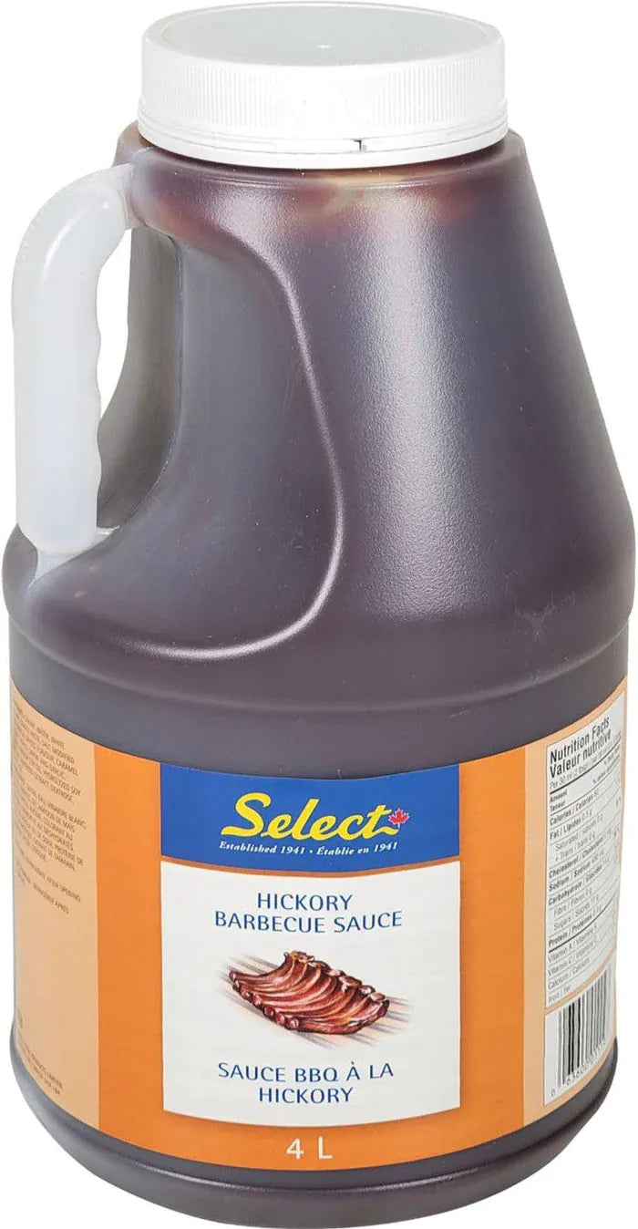 MIA Food Service SELECT HICKORY BBQ SAUCE 4L SELECT HICKORY BBQ SAUCE 4L