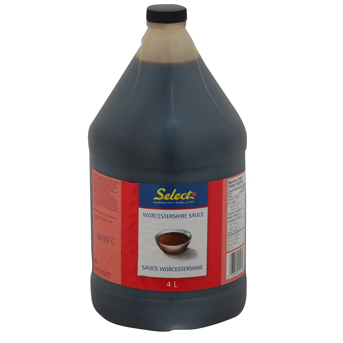 MIA Food Service SELECT WORCESTERSHIRE SAUCE 4L SELECT WORCESTERSHIRE SAUCE 4L
