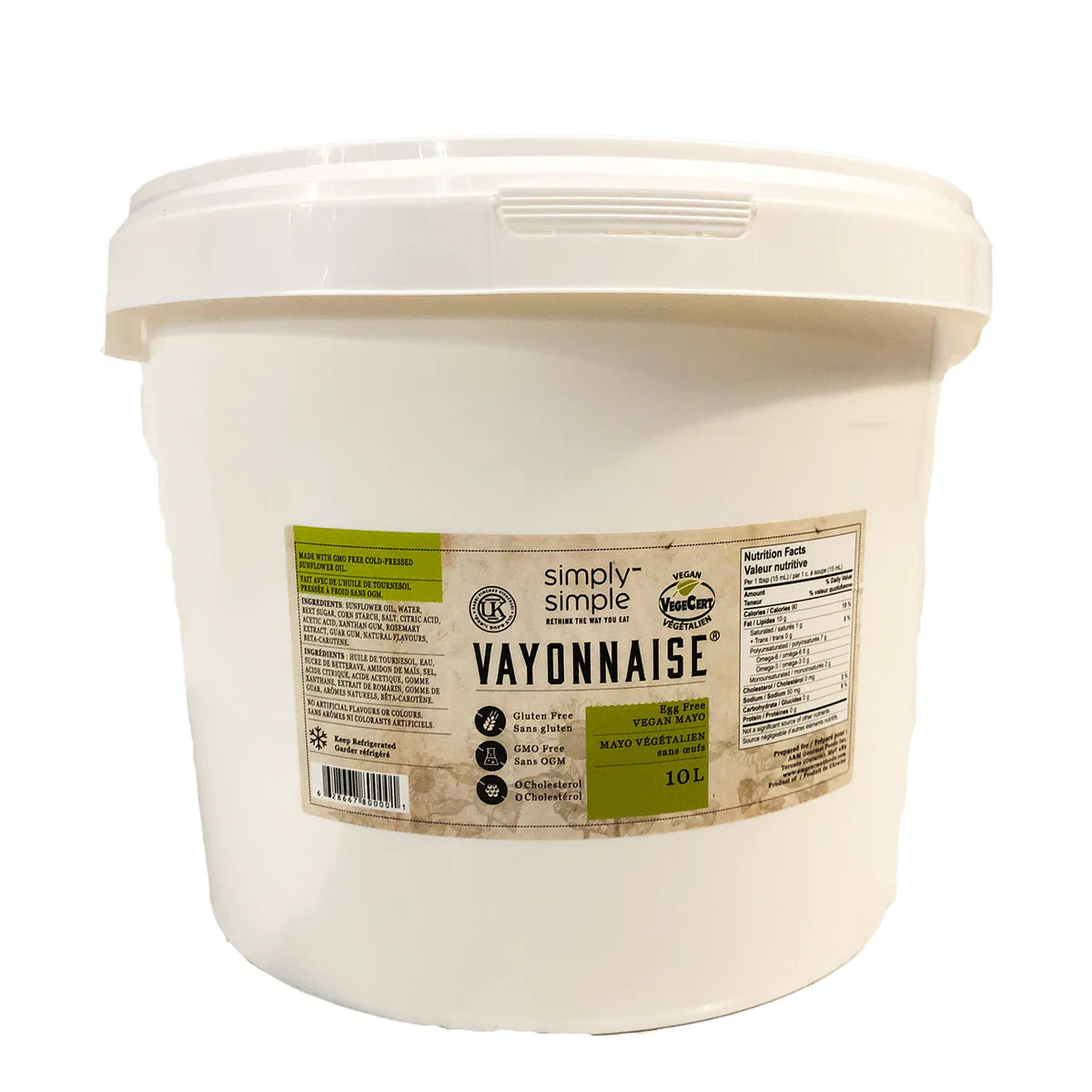 SIMPLY SIMPLE VAYONNAISE 10L