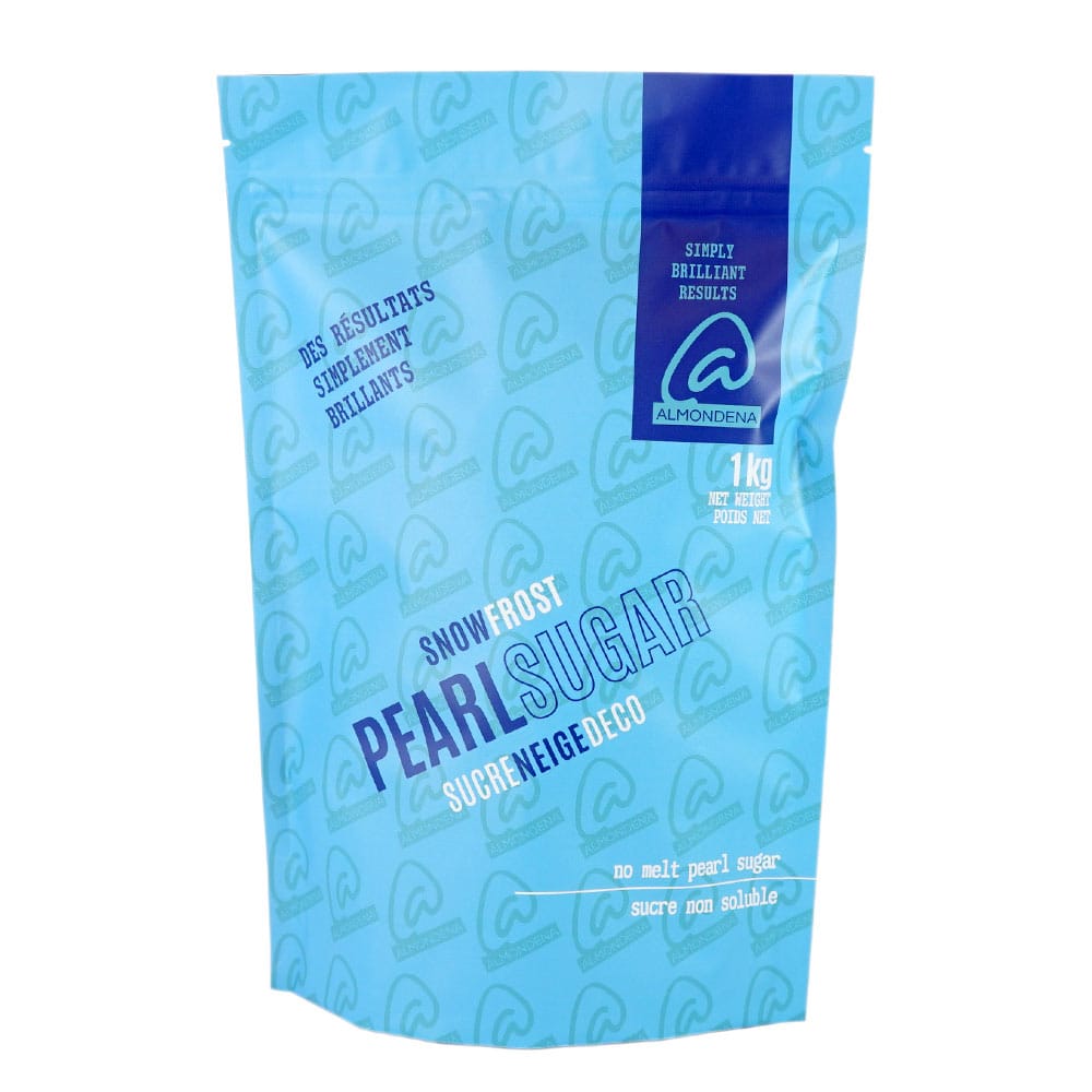 MIA Food Service ALMONDENA SNOWFROST NO MELT PEARL SUGAR 1KG ALMONDENA SNOWFROST NO MELT PEARL SUGAR 1KG