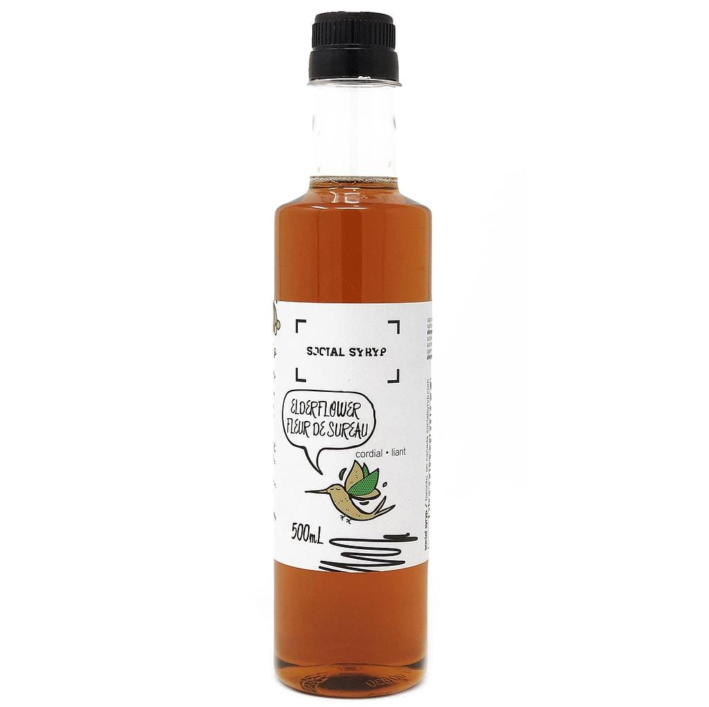 MIA Food Service SOCIAL SYRUP ELDERFLOWER CORDIAL MIXER 500ML SOCIAL SYRUP ELDERFLOWER CORDIAL MIXER 500ML