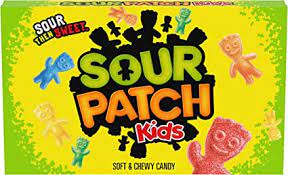 MIA Food Service SOUR PATCH KIDS THEATER SIZE 85GR SOUR PATCH KIDS THEATER SIZE 85GR