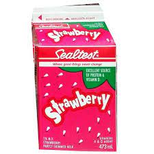 SEALTEST 1% STRAWBERRY MILK 473ML