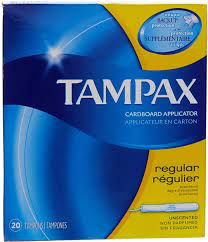 MIA Food Service TAMPAX REGULAR TAMPONS 20EA TAMPAX REGULAR TAMPONS 20EA