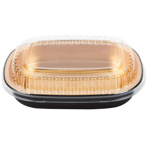 MIA Food Service TITAN 72OZ BLACK & GOLD OVEN SAFE CONTAINERS WITH LIDS 12X2EA TITAN 72OZ BLACK & GOLD OVEN SAFE CONTAINERS WITH LIDS 12X2EA