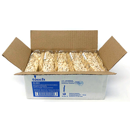 TOUCH 3" RIFLE/PADDLE SKEWERS 10X100EA