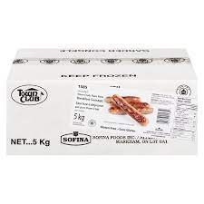 MIA Food Service TOWN CLUB PURE PORK BREAKFAST SAUSAGES 5KG TOWN CLUB PURE PORK BREAKFAST SAUSAGES 5KG