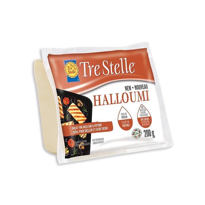 MIA Food Service TRE STELLE HALLOUMI CHEESE 200GR TRE STELLE HALLOUMI CHEESE 200GR