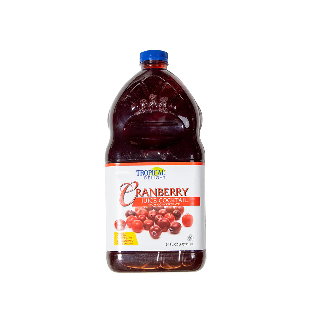 TROPICAL DELIGHT CRANBERRY COCKTAIL 6X1.89L