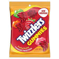 MIA Food Service TWIZZLERS GUMMIES FRUIT TWISTERS 182GR TWIZZLERS GUMMIES FRUIT TWISTERS 182GR