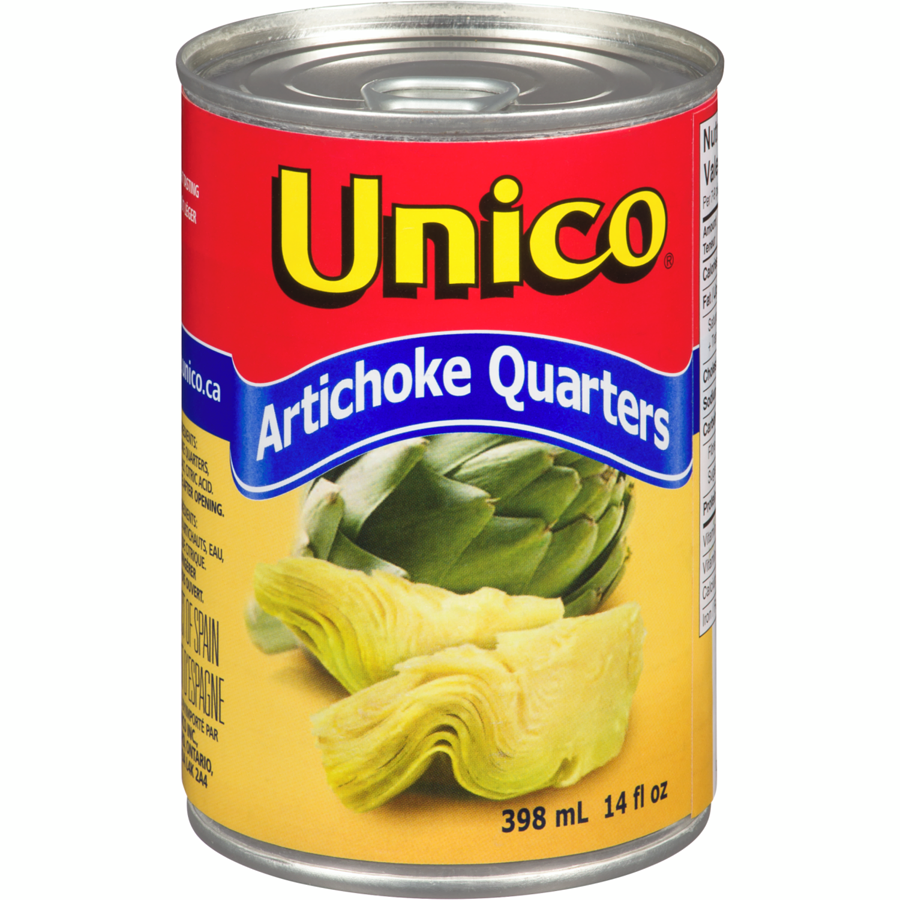 UNICO ARTICHOKE QUARTERS 398ML