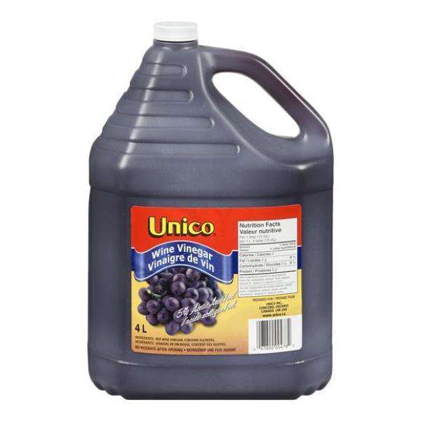 UNICO RED WINE VINEGAR 4L