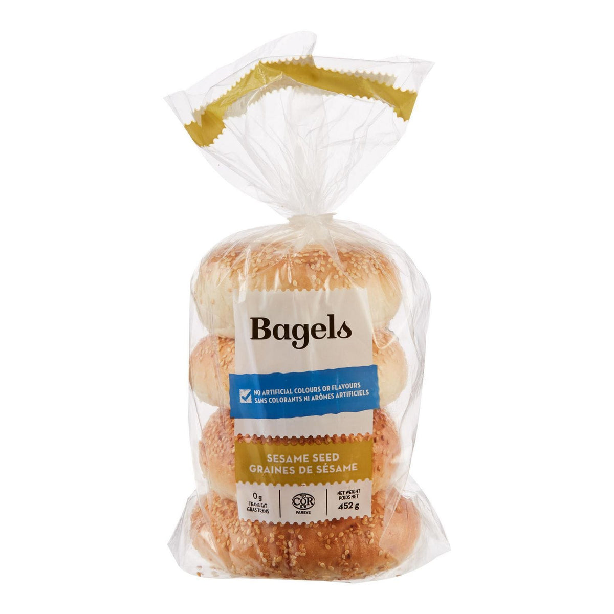 MIA Food Service UPPER CRUST SESAME SEED BAGELS THAW & SERVE 4EA UPPER CRUST SESAME SEED BAGELS THAW & SERVE 4EA