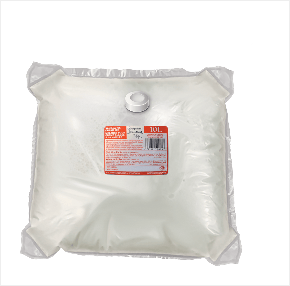 MIA Food Service AGROPUR VANILLA SOFT SERVE MIX 10L AGROPUR VANILLA SOFT SERVE MIX 10L